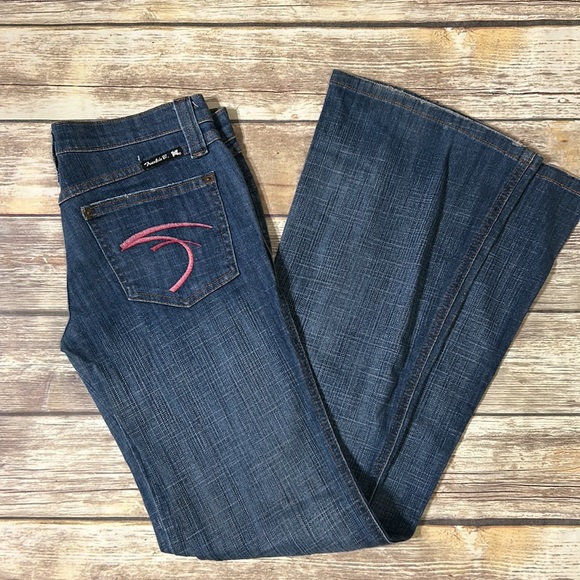 🌟VINTAGE🌟 rare find Frankie b jeans size 6 women’s flair - Picture 1 of 6